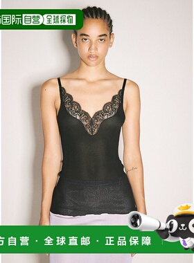 1h可退 香港直邮潮奢 Saint Laurent 圣罗兰 女士 蕾丝背心 79684