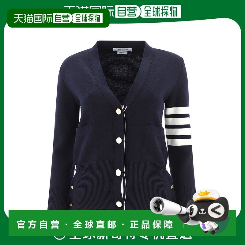 香港直邮THOM BROWNE 女士针织毛衣 FKC207A00014415 CO 蓝色