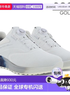 日本直邮ECCO S-Three Boa 男士防水无钉高尔夫球鞋102954）