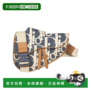 香港直邮Dior 1ADPO130ROM斜挎包单肩包 翻盖马鞍包