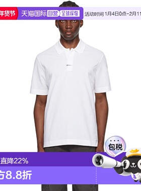 香港直邮Givenchy 纪梵希 男士 白色 Tie Clip Polo 衫 BM71H13YE