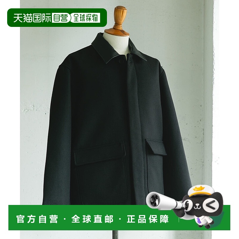 1h可退 日本直邮URBAN RESEARCH DOORS男装仿皮领羊毛混纺宽松卡