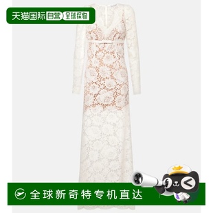 香港直邮Self 女士 1h可退 Portrait 连衣裙 蝴蝶结装 饰蕾丝长款