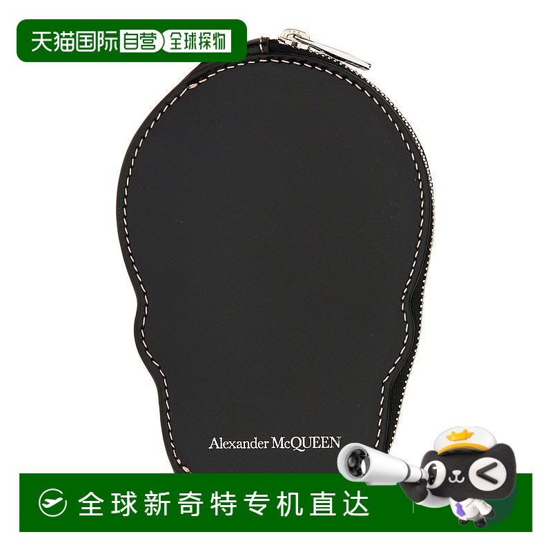 1h可退 香港直邮ALEXANDER MCQUEEN 男士化妆包 726594 SS2023 黑