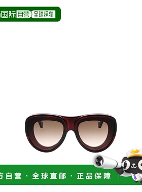 香港直邮LOEWE 男士太阳镜 LW40170U52F AW2025 红色 全框太阳镜