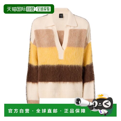 1h可退 香港直邮PINKO 女士针织衫 107860A3P0ZLF AW2026 花色 条