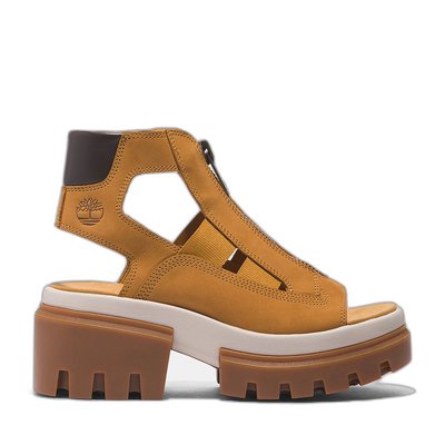 自营timberland女士 Everleigh Gladiator 凉鞋 - 小麦色磨砂革