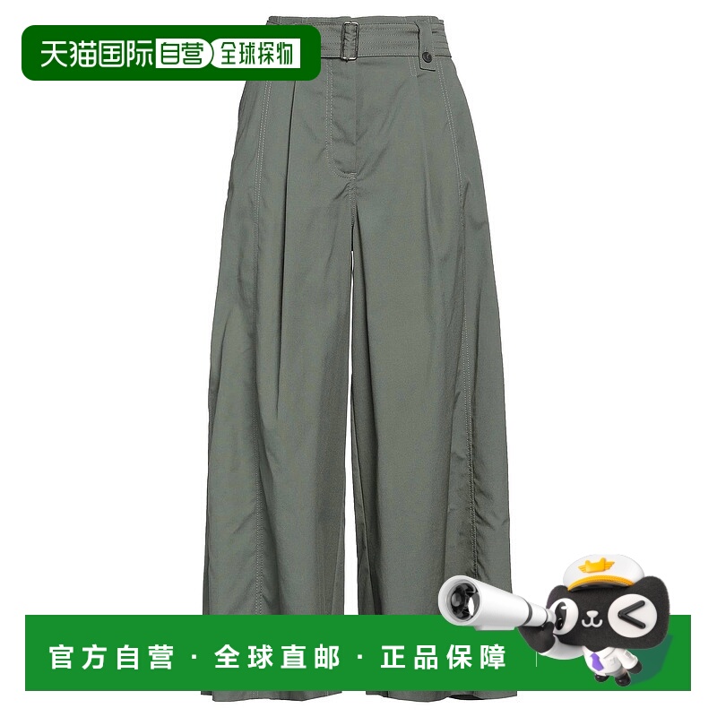 1h可退 香港直邮Weekend Max Mara 女士 休闲长裤 green绿色 舒适