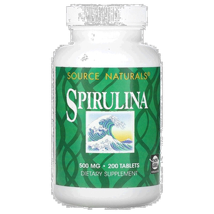 香港直发source Naturals螺旋藻膳食补充剂200片天然螺旋藻片