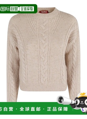 1h可退 香港直邮潮奢 MaxMara 麦斯玛拉 女士 Studio Crasso 圓領