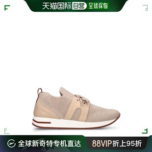 Piana 香港直邮潮奢 Loro 男童皮革系带运动鞋 童鞋 诺悠翩雅