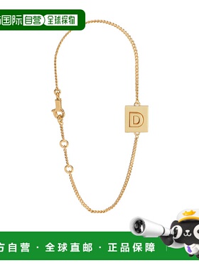 香港直邮CELINE 女士手链手镯 46B1D6BRA35OR SS2022 黄色 字母D