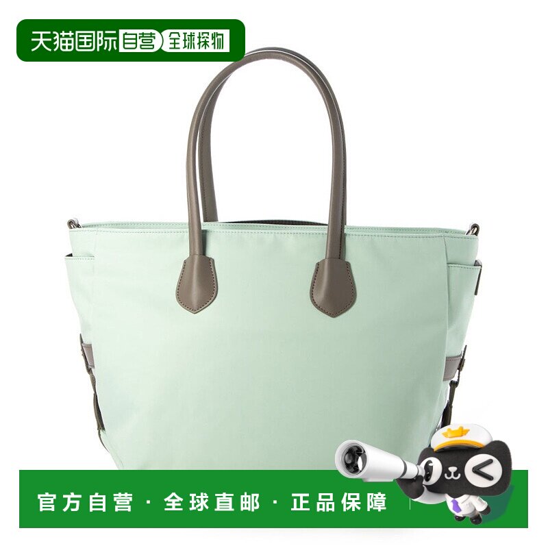 日本直邮Y'SACCS 尼龙×再生皮革钩扣2WAY托特包 M尺寸 [YS1509AW