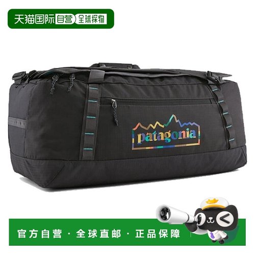 自营欧洲直邮PATAGONIA 黑洞行李袋 70L黑色聚酯旅行袋手提包