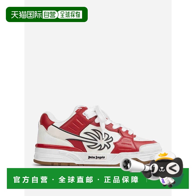 1h可退 香港直邮PALM ANGELS 男士运动鞋 PMIA101F25LEA0010125WH