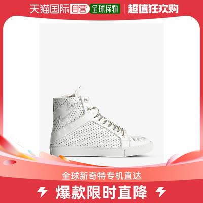 香港直邮潮奢 Zadig & Voltaire 女士ZV1747 High Flash 皮革高帮