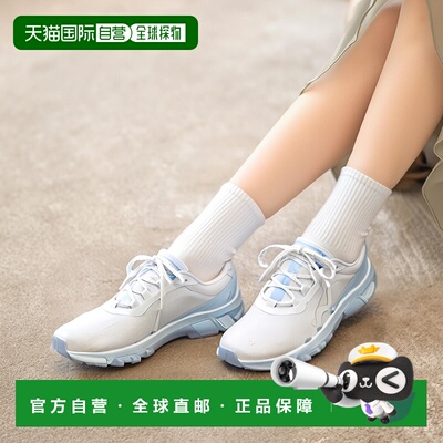 自营欧洲直邮On昂跑Cloudmonster女士霜白色/水洗蓝再生聚酯缓震