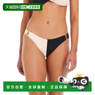 自营 Red Carter Colorblock Scoop Bikini Bottom - black 美国
