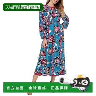 Furstenberg von Scott 长裙 美国奥莱直发 自营 蓝色 Diane