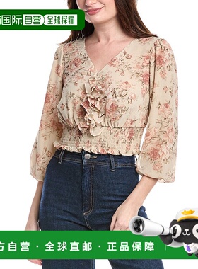 自营 Walter Baker Estefanie上衣-粉红色 美国奥莱直发女装