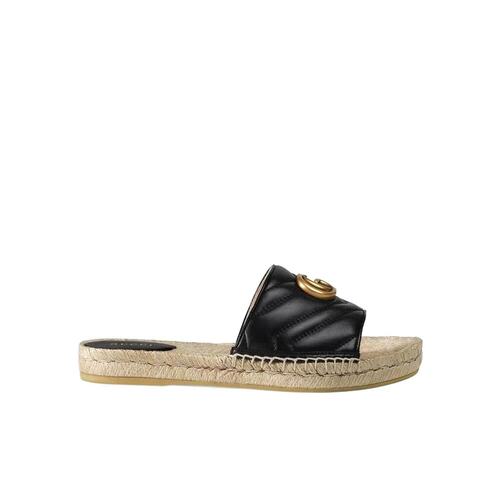 Gucci 草编凉拖 573028BKO00