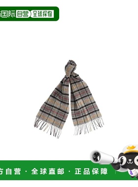 香港直邮Barbour 格子呢羔羊毛围巾 USC0001时尚休闲高级感正品