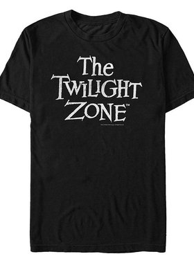 Fifth Sun|Twilight Zone CBS 男士破洞徽标短袖 T 恤