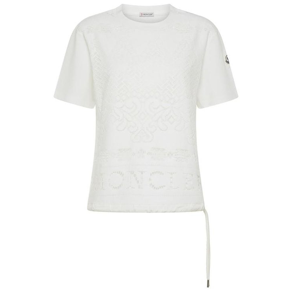 MONCLER24SS长袖T恤女J1 093 8C000 26 596MV 034WHITE