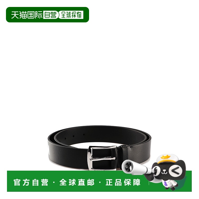 香港直邮BURBERRY 男士腰带 8010465 SS2019 黑色 Gray black lea