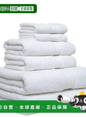 自营 Chortex Hampton 毛巾 6 件套 - 白色 美国奥莱直发