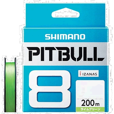 【日本直邮】禧玛诺PITBULL路亚海钓线PE线8编200米1.0号绿色22.4
