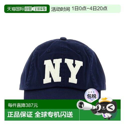 香港直邮Polo Ralph Lauren Polo 拉夫 劳伦 男士 NY 徽标棒球帽