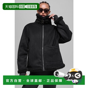 女款 香港直邮alo 宽松亲肤舒适夹克 长袖 w4774rBlack yoga