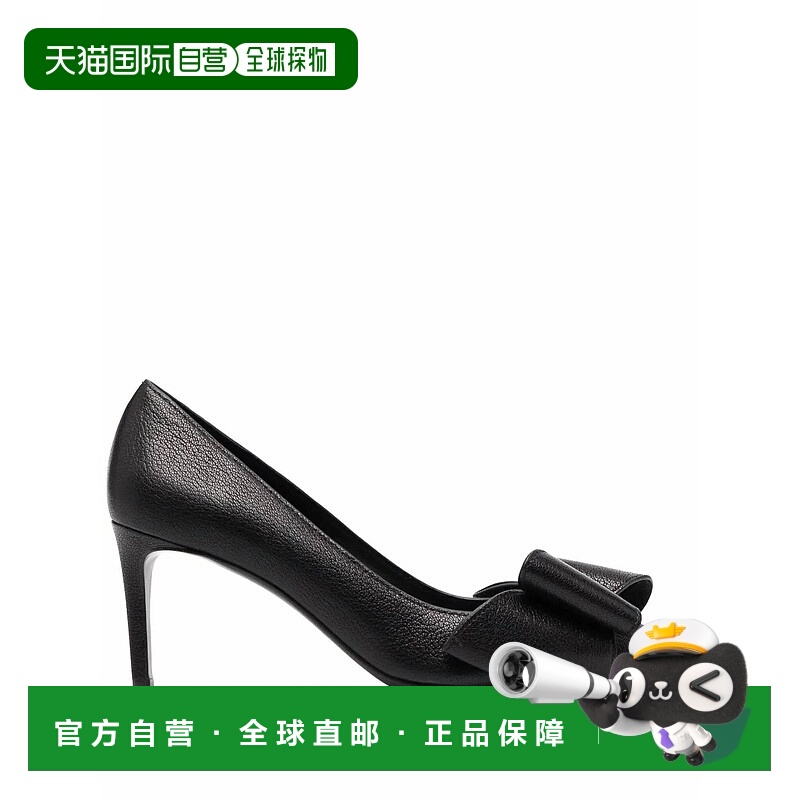 自营salvatore ferragamoWomen's Zoey Bow-Detail Pumps In Blac