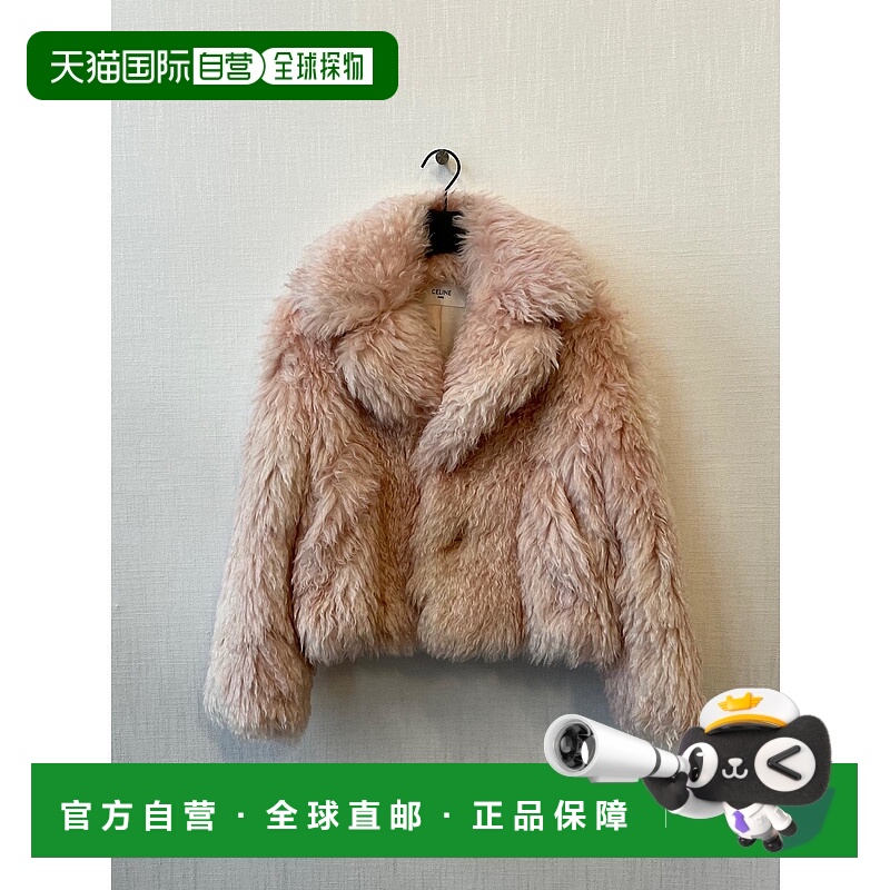 香港直邮CELINE 女士外套 RV02Y030725PQ AW2025 棕色 长袖皮草