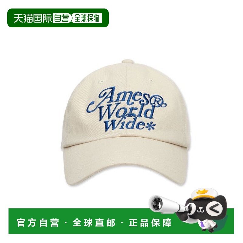 韩国直邮Ames Worldwide 女士帽子SIGNATURE LOGO BALL CAP BEIGE
