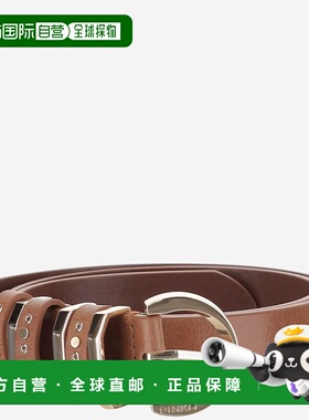 1h可退 香港直邮潮奢 Pinko 品高 女士 棕色皮带 106426A2QK