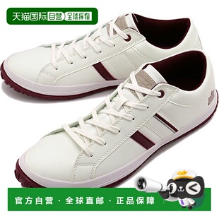 日本直邮海军上将 Admiral ALBIE 男士运动鞋 休闲鞋 白/酒红色 A