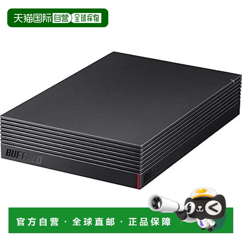 【日本直邮】巴法络 HD-CD6U3-BA 外置硬盘 黑色（台式机 6TB）