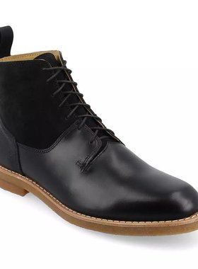 美国直邮Taft Douglas 男士圆头真皮靴子 时尚舒适流行靴