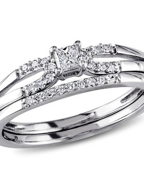 美国直邮Julianna B朱莉安娜女士戒指三环钻色拼接休闲时尚简约