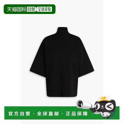 香港直邮THEORY 希尔瑞 女士 弹性针织高领上衣 O1116707BLACK