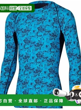 【日本直邮】达亿瓦 钓鱼打底衫 DU-6021S 海洋迷彩