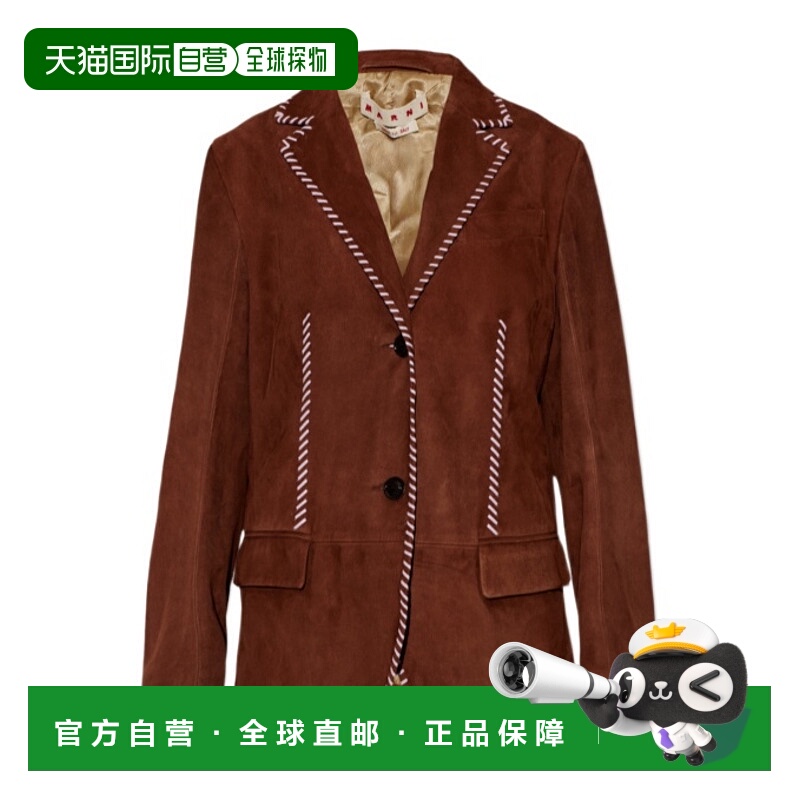 香港直邮MARNI 女士西服 GIMX0323SUULA76100M37 SS2026 棕色