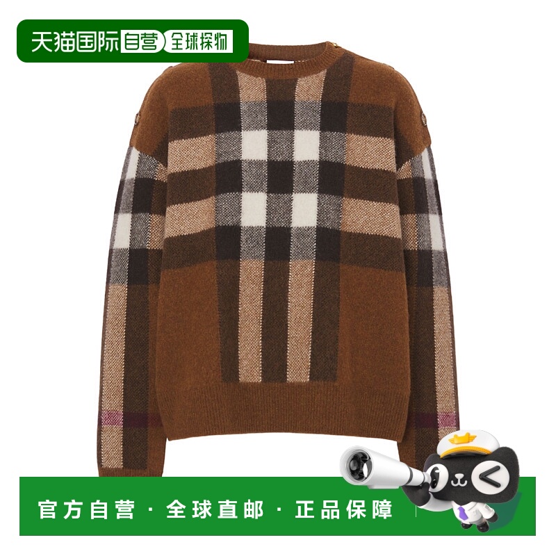 1小时内可退 香港直邮BURBERRY 女士针织毛衣 80484441羊绒羊毛