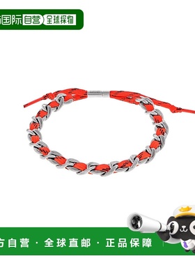 欧洲直邮BALENCIAGA（2025 年新品）Malibu 古银/霓虹橙马利布颈