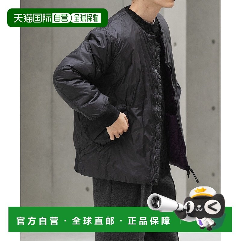 1h可退 日本直邮TAION 男装 可双面穿 800FP羽绒 MA-1夹克 宽松轻