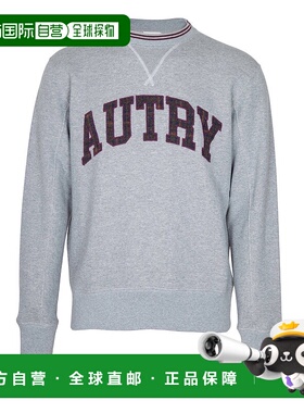 1h可退 香港直邮AUTRY 男士卫衣 SWPMU4HQU4HQ AW2025 灰色 Autry