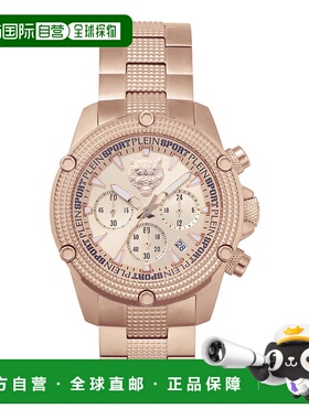 自营plein sportHurricane Chronograph Watch - rosegold/rosego