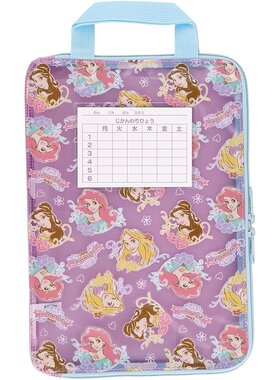 Skater斯凯达科目袋付间隔作业本等收纳迪士尼公主ZRF1-A